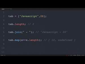 Short video: Les tableaux en Javascript
