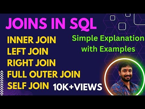 SQL Joins With Examples | SQL Joins Tutorial For Beginners | Inner, Left, Right, Full, Self Join