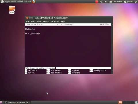 Using Crontab in Linux