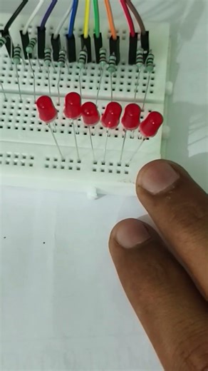 Ultrasonic Sensor LED Distance Meter using Arduino | Simple DIY Project #arduino #project #diy