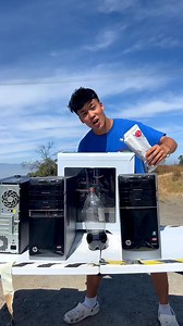 Exploding Computer With Coke Bottle... #fblifestyles | Jojo Sim