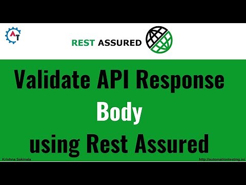 12. How to Read and Validate JSON Response Body using Rest Assured | API Testing Tutorial