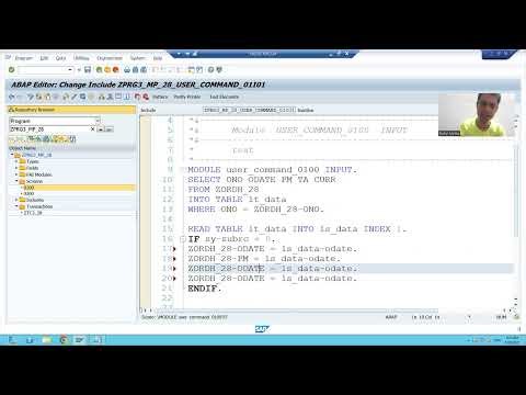 17 - Module Pool Programming - Modal Dialog Box Screen Part3