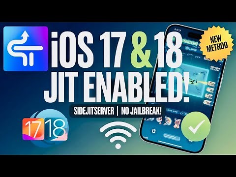 How to Enable JIT on iPhone & iPad iOS 18 & 17 | SideJITServer Tutorial