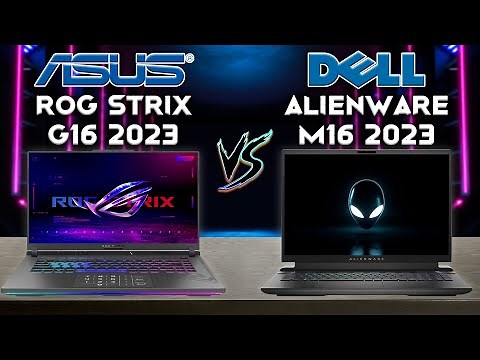Rog Strix G16 2023 Vs Alienware M16 2023 | Tech compare | Full Comparison