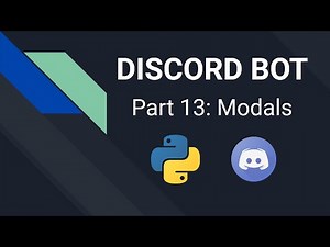 Discord Bot mit Python programmieren | Part 13: Modals | Pycord Tutorial Deutsch