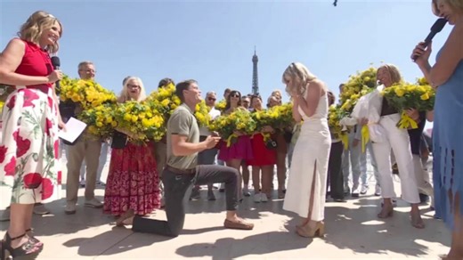 Olympian Justin Best Surprises Girlfriend With EPIC PROPOSAL on Live TV!