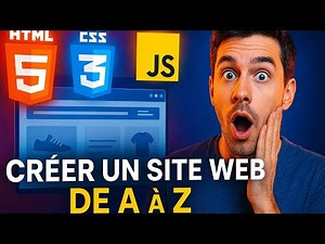 Coder un Site Web Moderne en 5 minutes ! (Débutant HTML/CSS/JS)