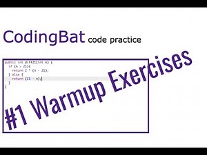 CodingBat Java | Warmup 1 Walkthrough | #1