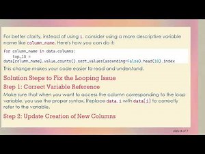 Solving the One-Hot Encoding Looping Issue in Python