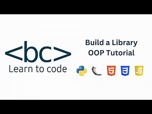 How to Code a Library Management System With Books - OOP Tutorial - Web Development Project