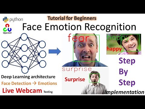 Realtime Face Emotion Recognition | Python | OpenCV | Step by Step Tutorial for beginners