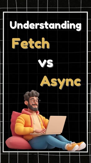 The coding monk on Instagram: "fetch vs async await 🔥 | Clean & Modern Way to Fetch Data in JS In this video, I explain the difference between using the fetch() method directly and using it with async/await in JavaScript. Learn how both work under the hood, what makes async/await cleaner, and why it’s preferred in modern codebases. ⚡ Topics Covered: How fetch() works (Promises) async/await syntax explained Cleaner error handling with try/catch Which one should you use in real projects? 💻 Subsc
