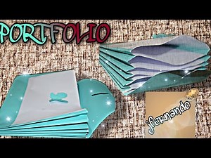 HOW TO MAKE A PORTFOLIO AT HOME || DIY ||