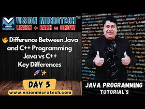 🔥 Difference Between Java and C++ Programming Language | Java vs C++ | Key Differences 🚀 ✨