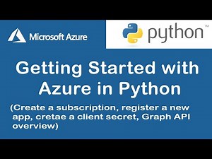 Getting Started with Microsoft Azure in Python
