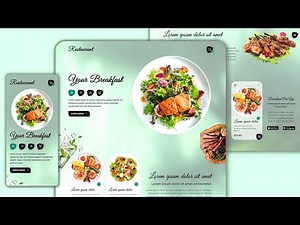 Dynamic Restaurant Website: HTML, CSS, JS & Bootstrap Brilliance! 🍽️✨