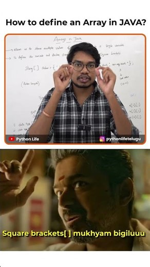 How to Define Array in Java | Telugu
