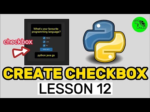 How To Create Checkbox? - Python Customtkinter Lesson 12