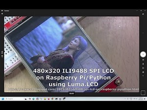 ILI9488 SPI LCD on Raspberry Pi/Python using Luma.LCD