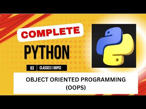 OOPS in Python | Object Oriented Programming | Classes & Objects