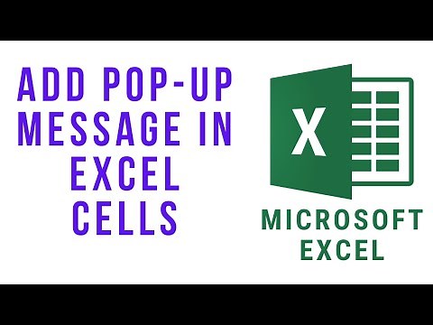 How to Add Pop Up Message on Cell Value Change in Excel