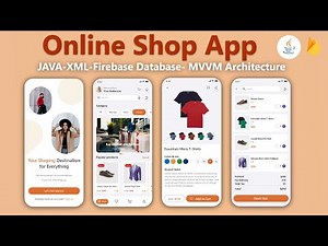 Build a Online Shop app with Java & Firebase in Android Studio Project