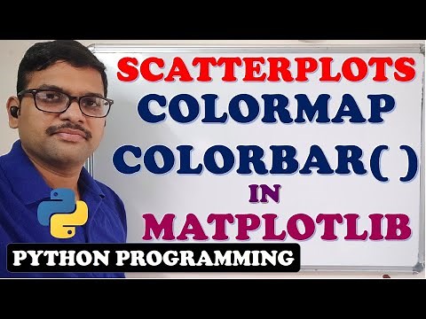 CMAP AND COLORBAR (SCATTERPLOTS) IN MATPLOTLIB || REPRESENTATION OF EACH DOT IN SCATTER PLOT