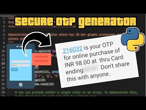 OTP Generator project in python ( 11 lines ) [ Beginner project ]