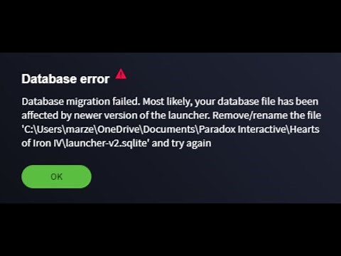 Fixing Paradox Launcher (launcher-v2.sqlite) [CK3] [HOI4]
