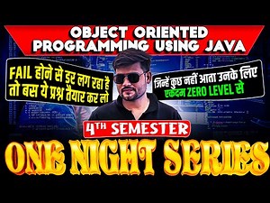 OOPs Java Programming 4th Semester Marathon Part-1 | Imp. Topics 2024 |By- Rahul Sir #astechnic