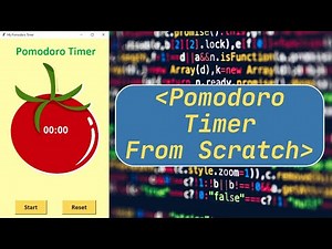 Coding a Pomodoro Timer in Python (from Scratch) - No Commentary