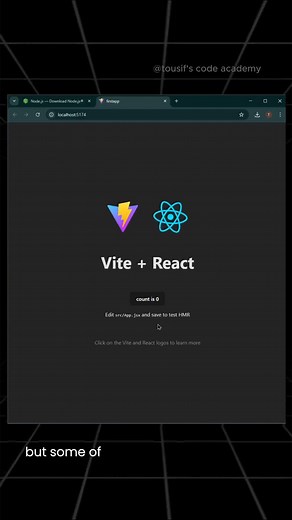 How to Create a React Project Folder Step-by-Step (Using Vite) #codewithtoushif Want to learn React but not sure how to create a project folder? In this video, you’ll learn: ✔ How to install Node.js ✔ How to check the Node.js version ✔ How to create a React project using Vite ✔ How to install dependencies ✔ How to run the React project A perfect step-by-step guide for beginners. Watch the full video and start building your React projects with confidence! #React #ReactJS #Vite #ReactProject #Fron