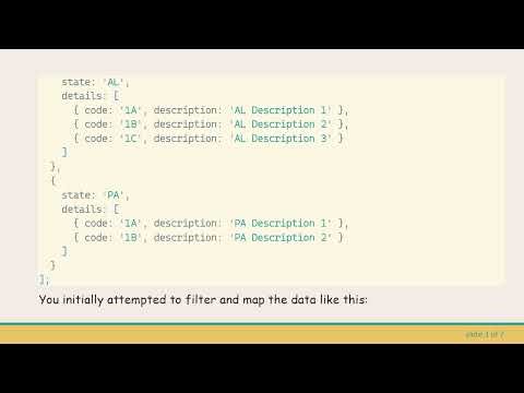 Mastering JavaScript: How to Filter and Map Nested Arrays Easily