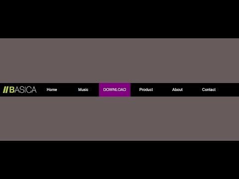 Navbar with brand logo