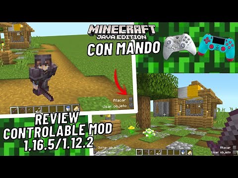 COMO JUGAR Minecraft Java Edición (PC) con MANDO🎮 |REVIEW MrCrayfish CONTROLABLE MOD 1.17.1