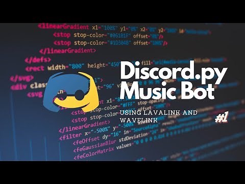 Discord.py Lavalink Music Bot! Adding Basic Music Commands #1