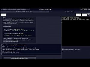 FreeCodeCamp - Python Project - Step 8 of 25 - Caesar Cipher