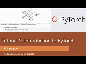 Tutorial 2: Introduction to PyTorch (Part 1)
