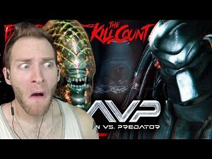 WHO WOULD WIN?! Reacting to "Alien vs Predator & Alien vs Predator Requiem" Kill Count