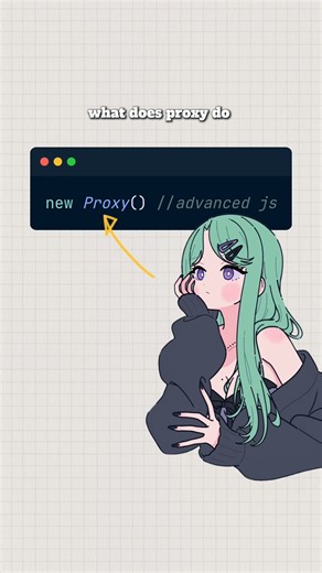 Anime Coders on Instagram: "JavaScript proxy explained. #animecoders"