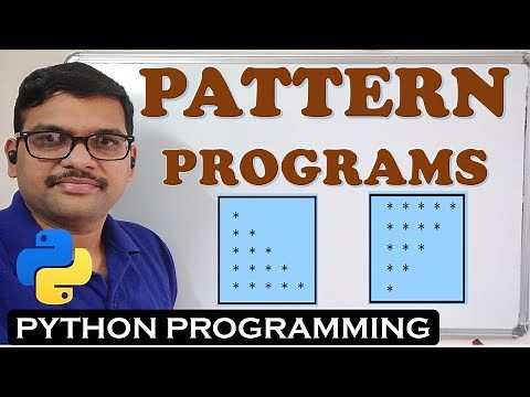 01 - PATTERN PROGRAMS IN PYTHON PROGRAMMING