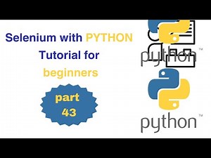 043 Selenium Python Real-time Web Automation Projects | Web Automation Selenium Python
