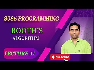 Assembly Program for Booth’s Multiplication | TASM | Assembly Language Tutorial