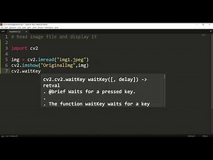Python - OpenCV - Reading and Displaying Image