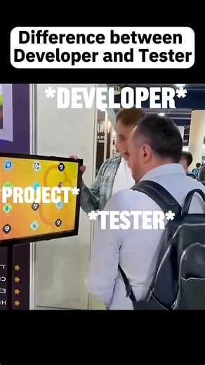 “Tester vs Developer The Real Truth 😂” #coding #developer #designer #webdevelopment #python #shorts