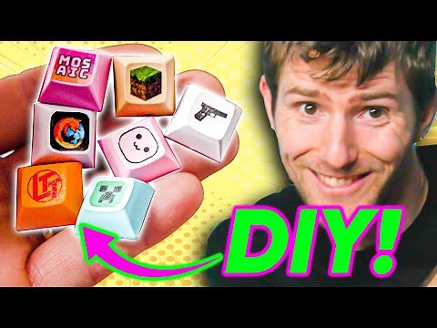 I Made my Own Keyboard Keycaps!!