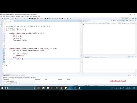 The Power Sum Solution | Hacker Rank Question | Java | 2023