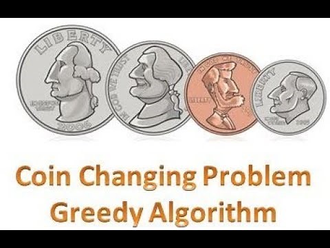 Coin change Problem || The greedy algorithm || Python