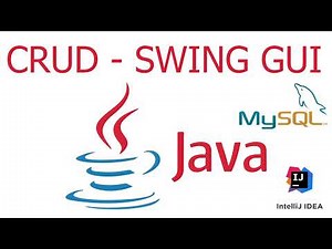 CRUD MySQL Swing Java 2024 Interfaz Grafica GUI IntelliJ IDEA
